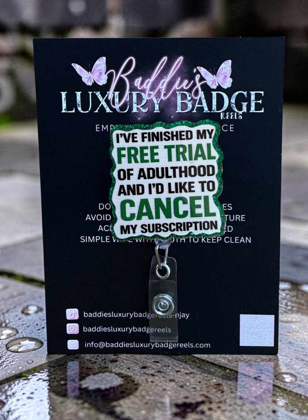 Finished Trial Badge Reel