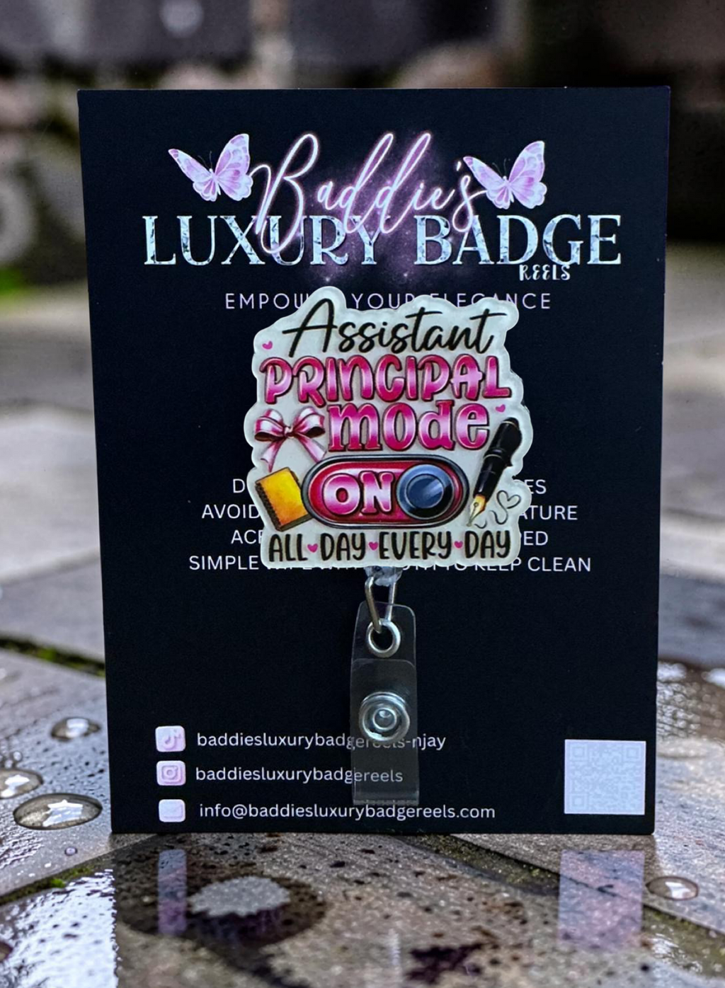 Assistant Principal Mode On Badge Reels