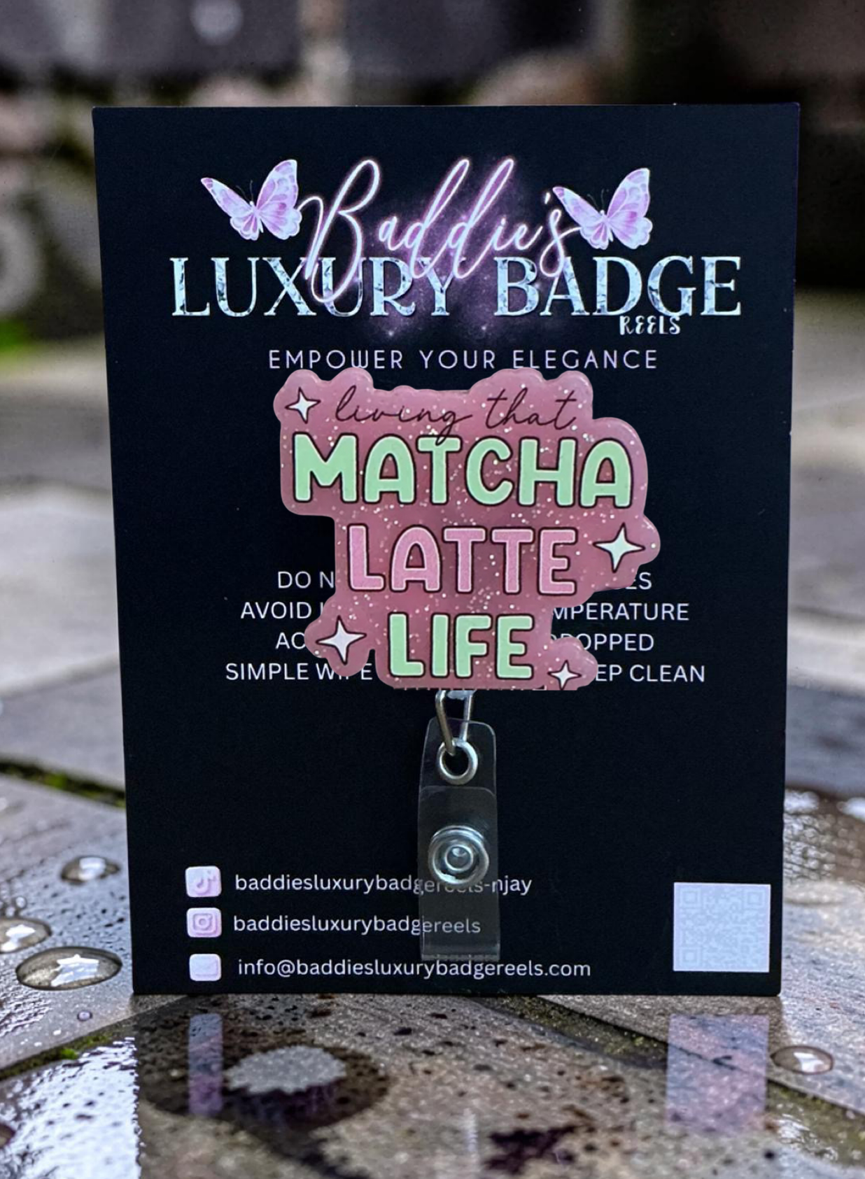 Loving that Matcha Latte Life Badge Reel