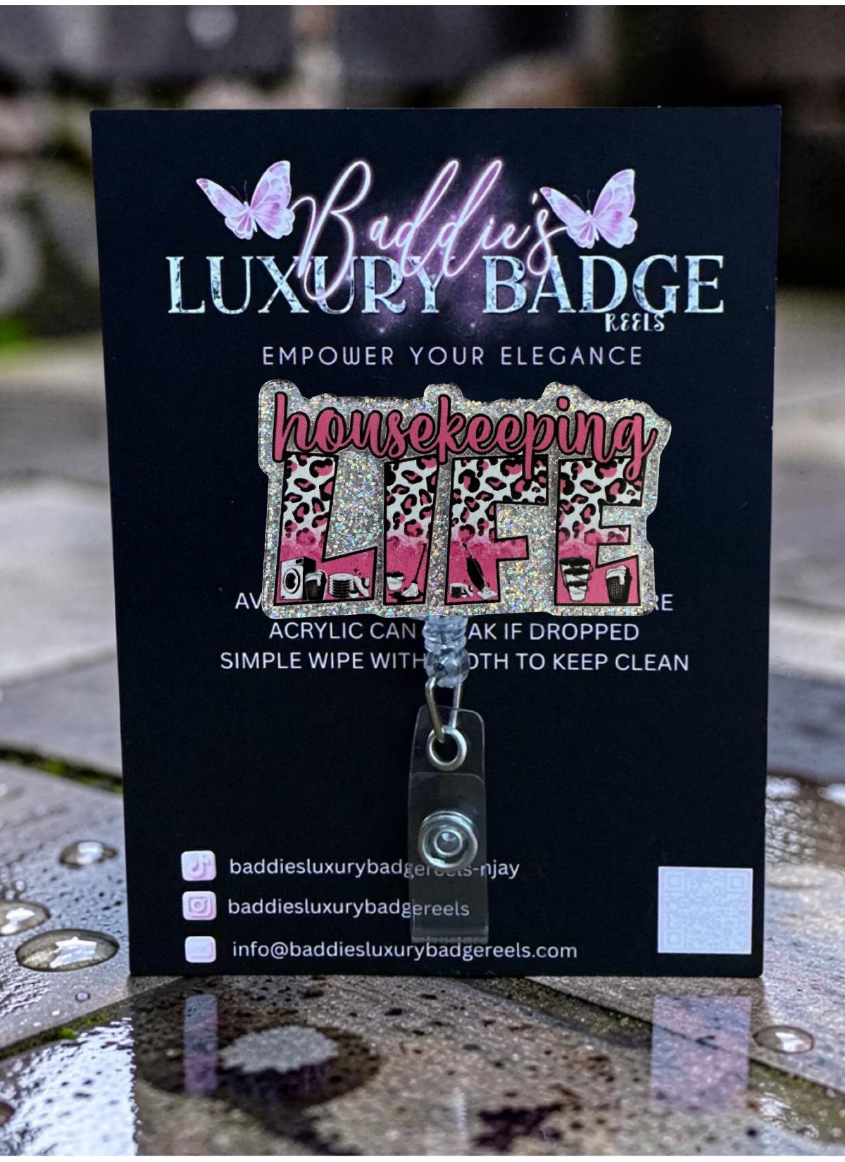 Housekeeping Badge Reels