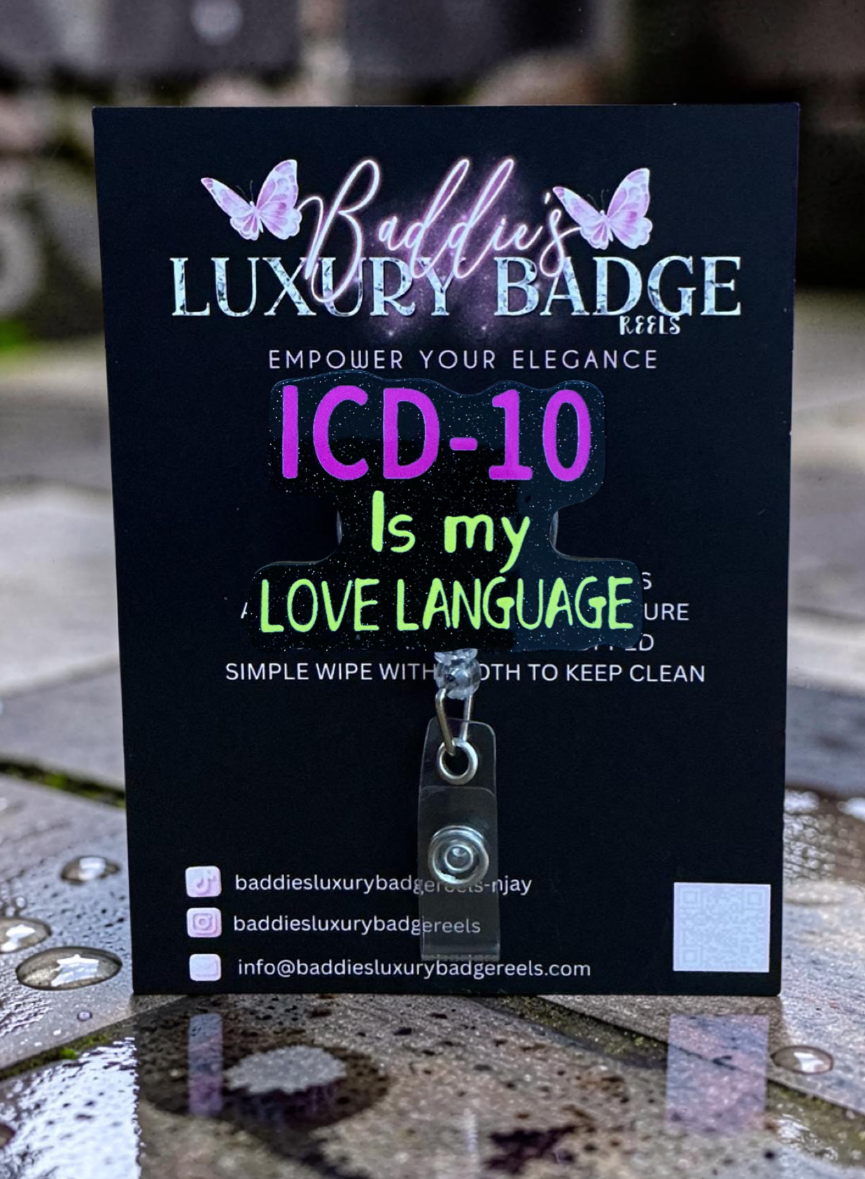 ICD-10 Is My Love Language Badge Reel