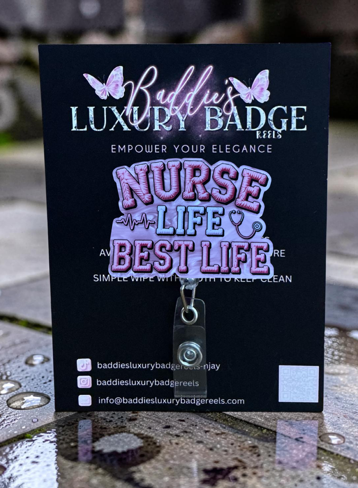 Nurse Life Best Life Badge Reel