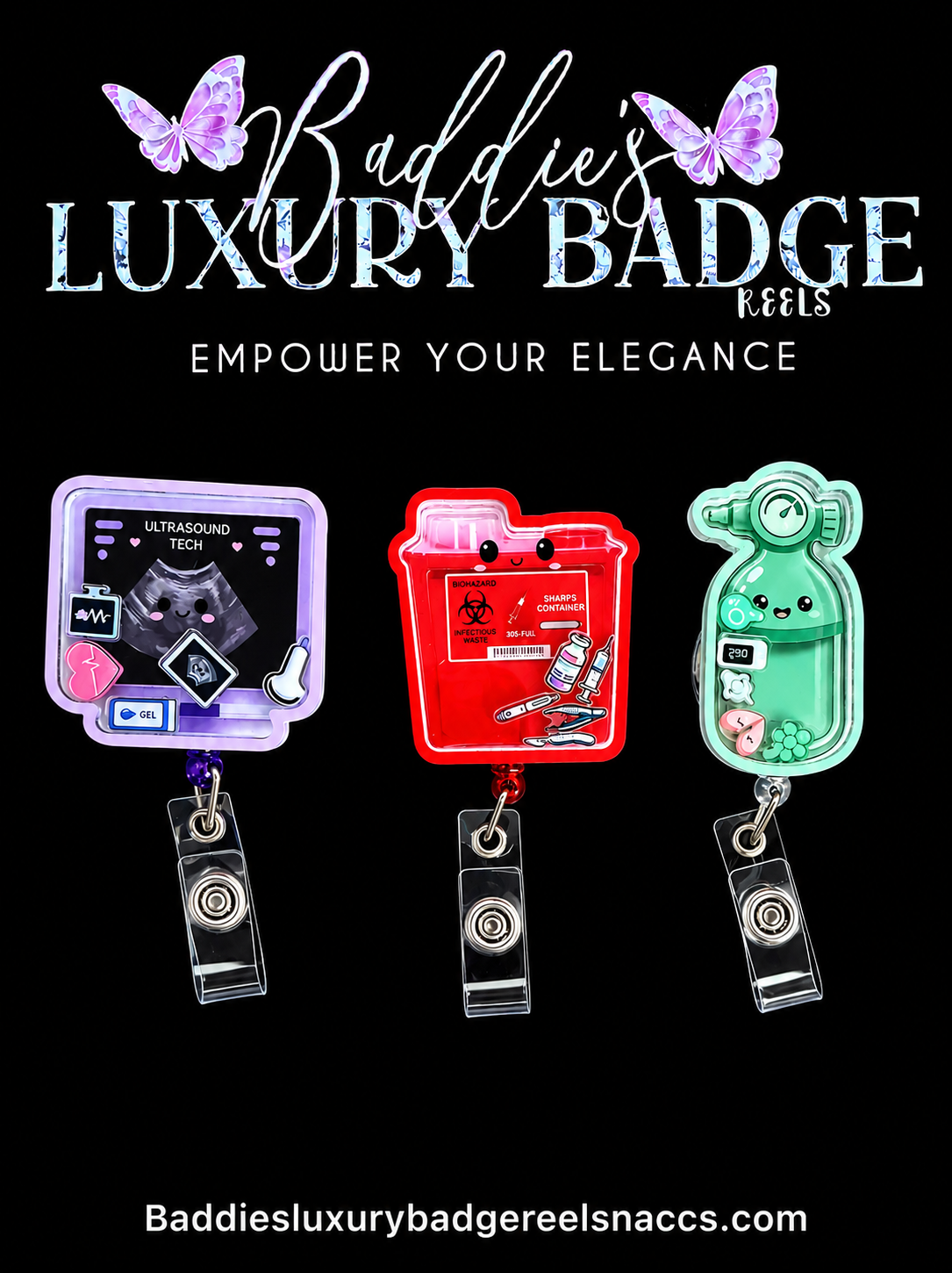 Medical Shakers Badge Reels
