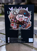 Cheetah Print Nurse Life Badge Reel
