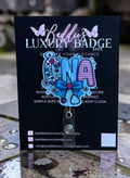 Blue Bow CNA badge reel