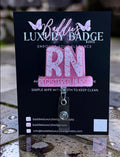Baby Pink RN Badge Reel