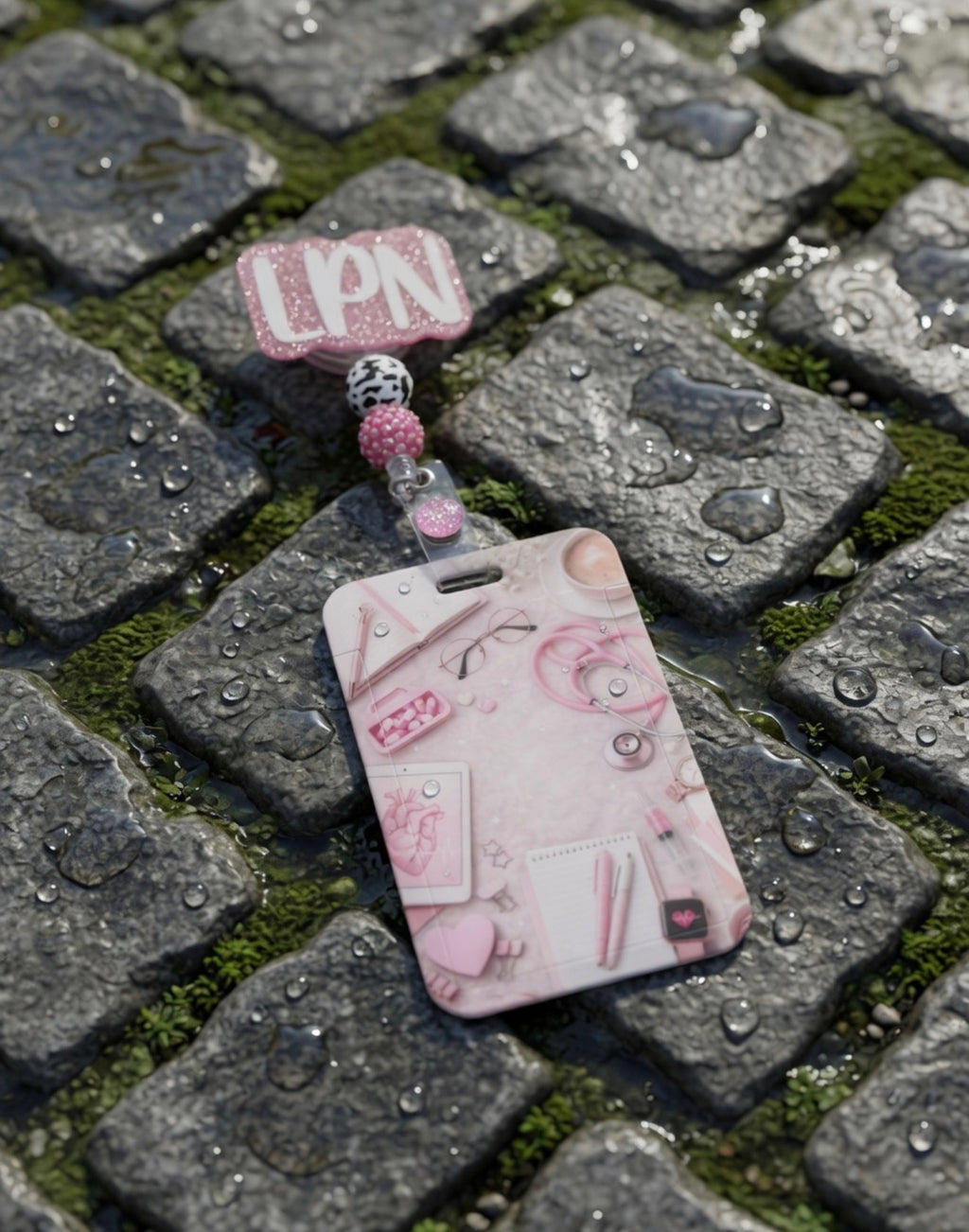 Medical Badge Reel-ID Holder Set