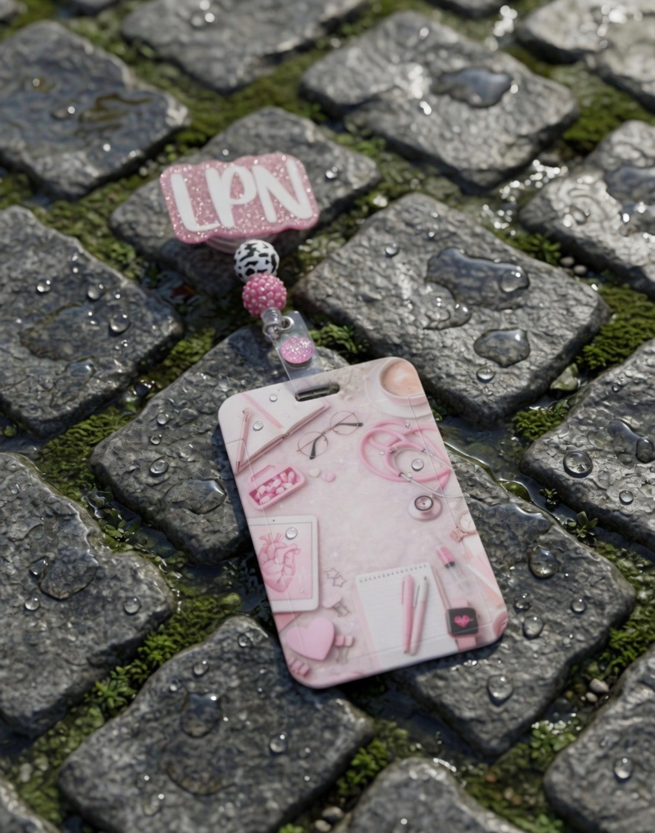 Medical Badge Reel-ID Holder Set