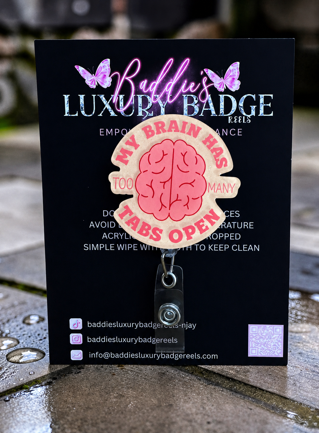 Too Many Tabs Open Badge Reel