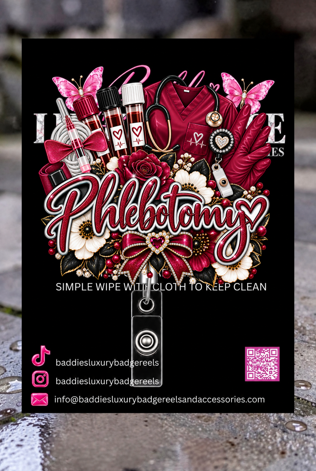 ￼Phlebotomy Life Badge Reel