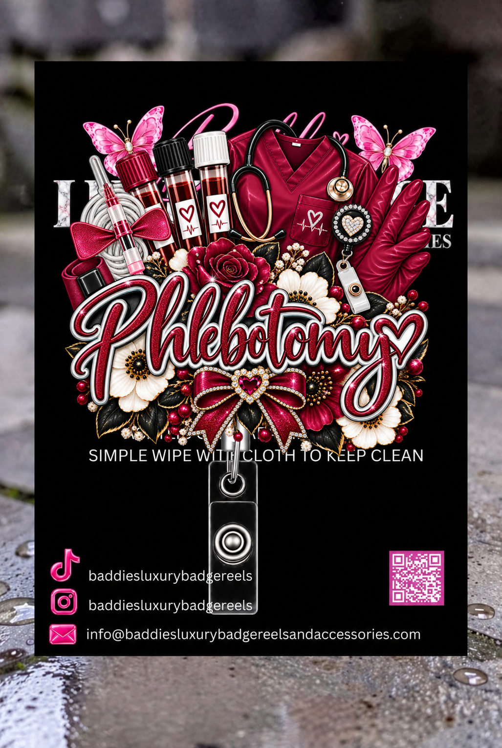 ￼Phlebotomy Life Badge Reel