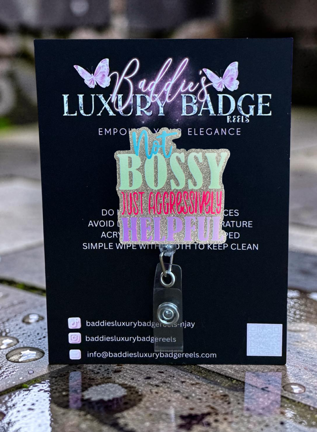 Not Bossy Badge Reel