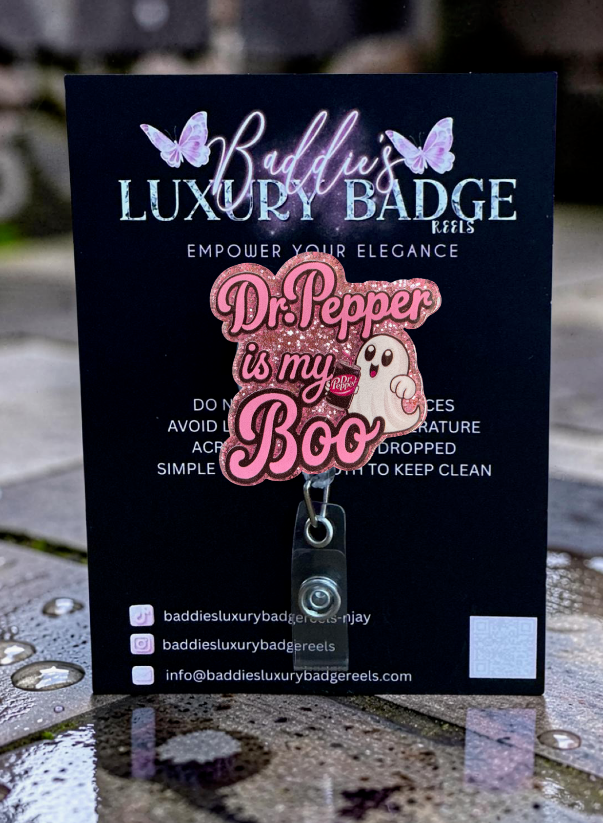 Dr. Pepper is my Boo Badge Reel