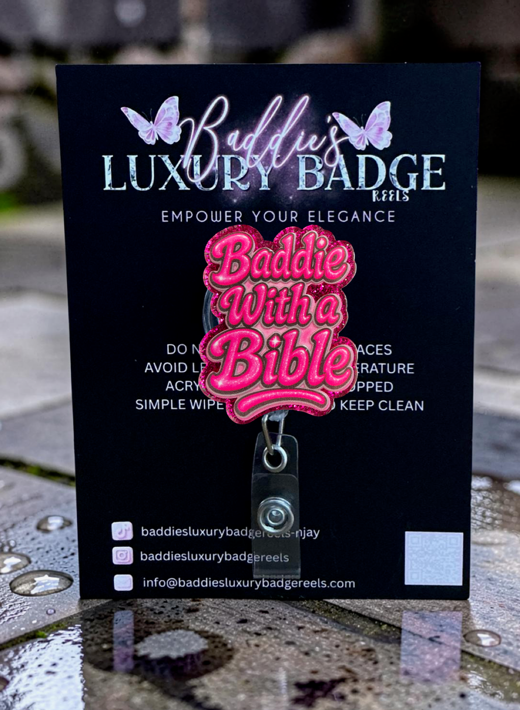 Baddie With a Bible Badge Reel