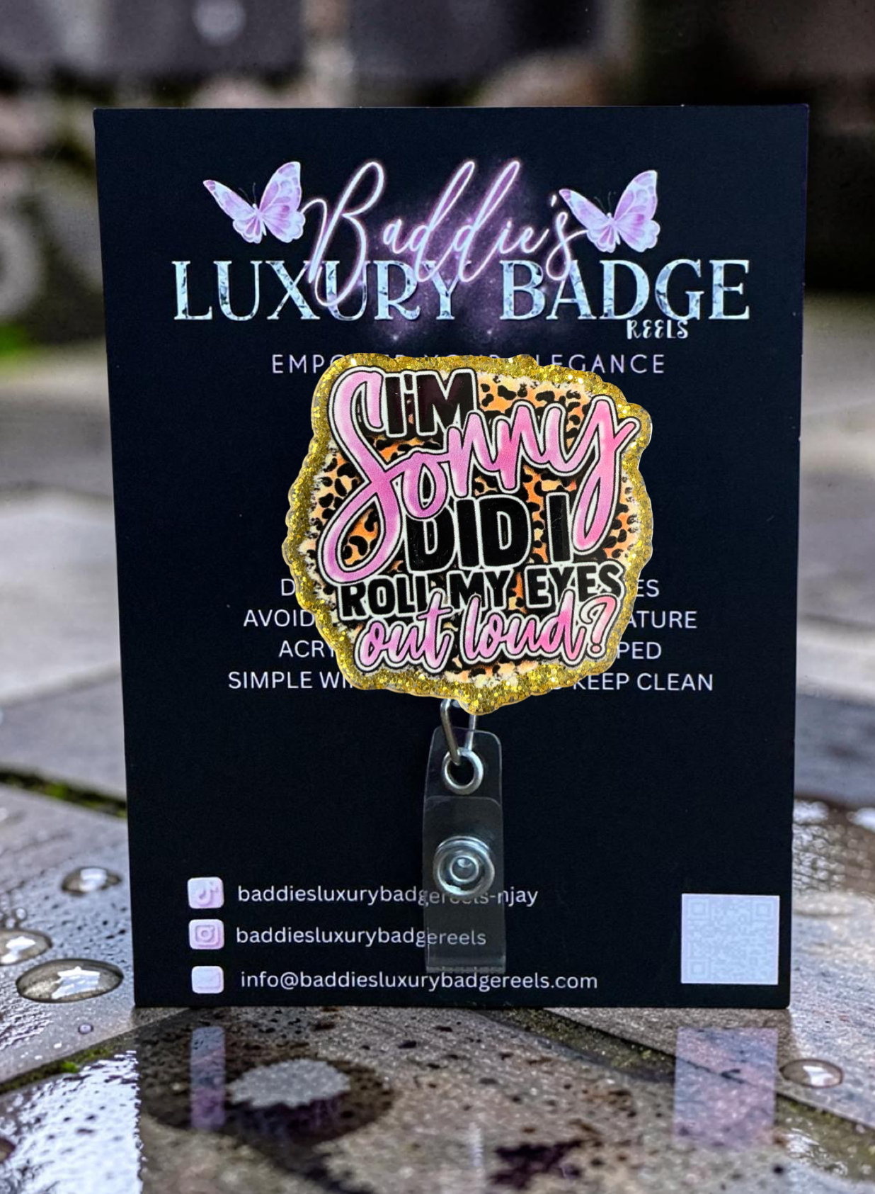 I'm Sorry Badge Reel