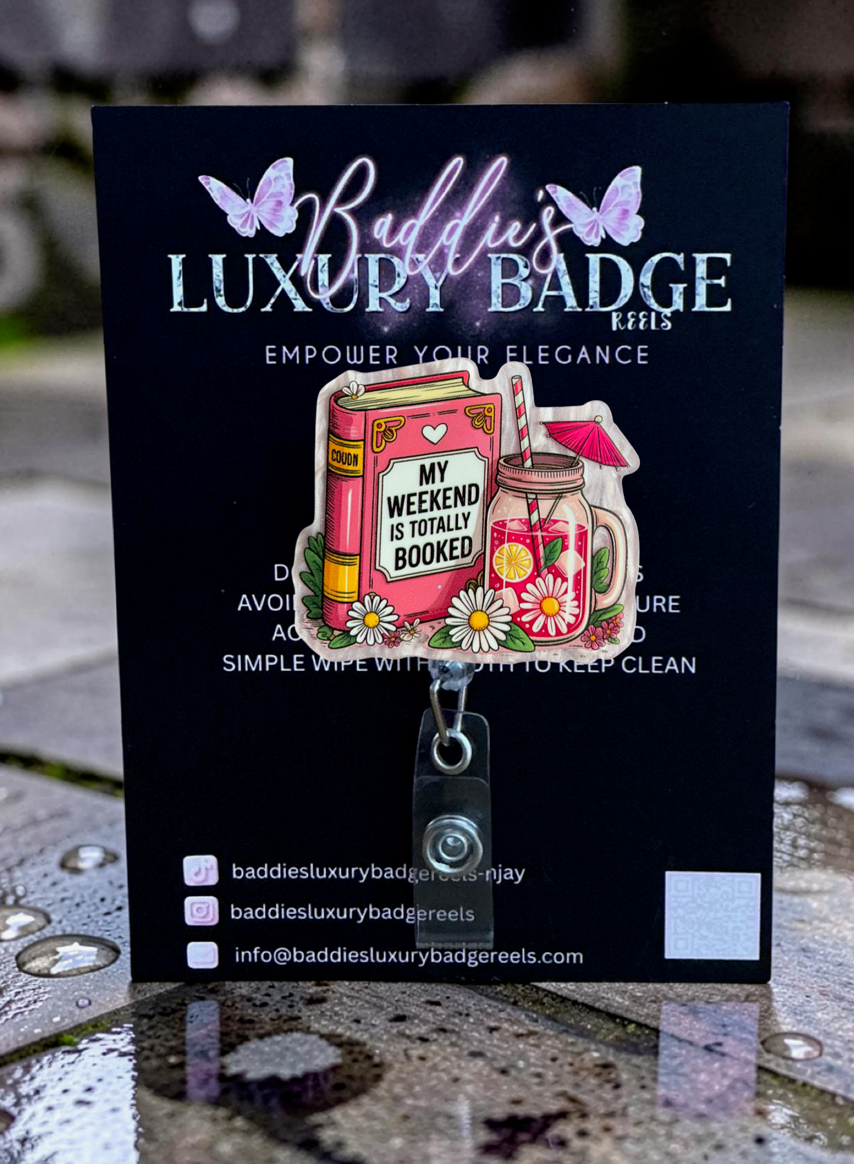 My Weekend is Totally Booked Badge Reel