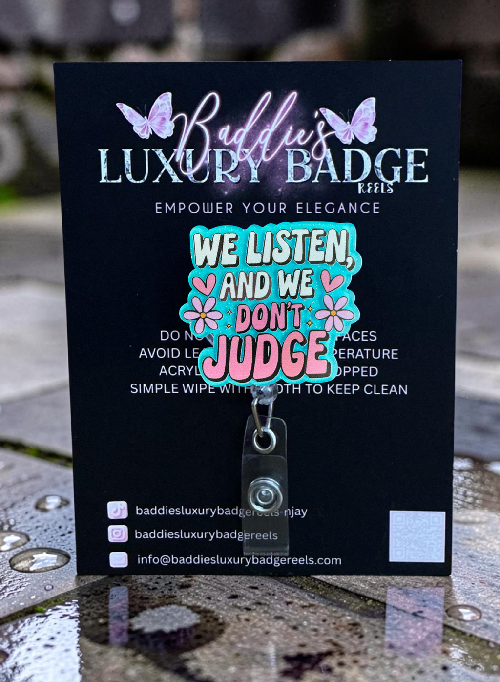 We Listen And We Don't Judge Badge Reel