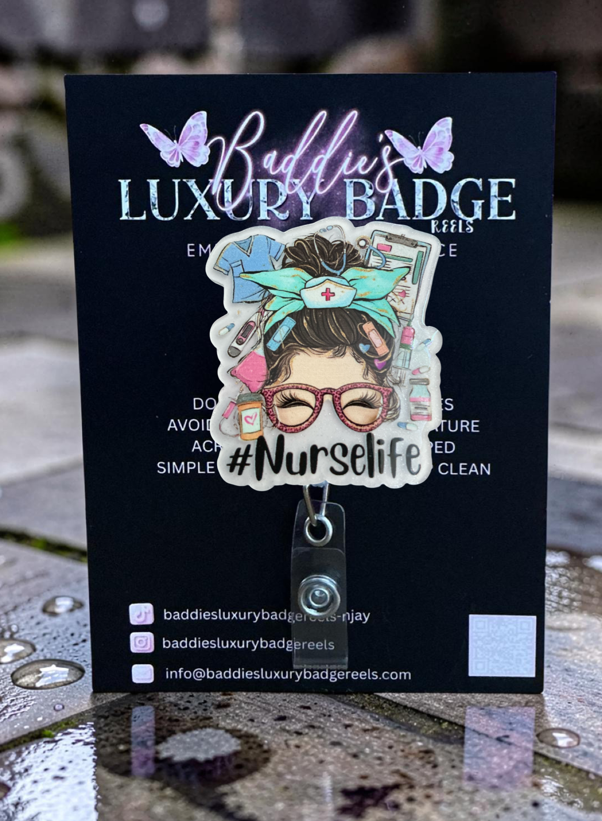 #Nurse Life Badge Reel