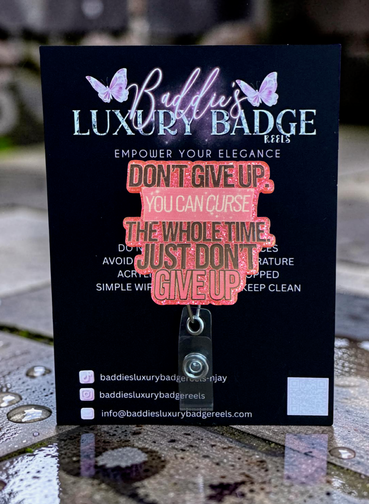 Don't Give Up Badge Reel