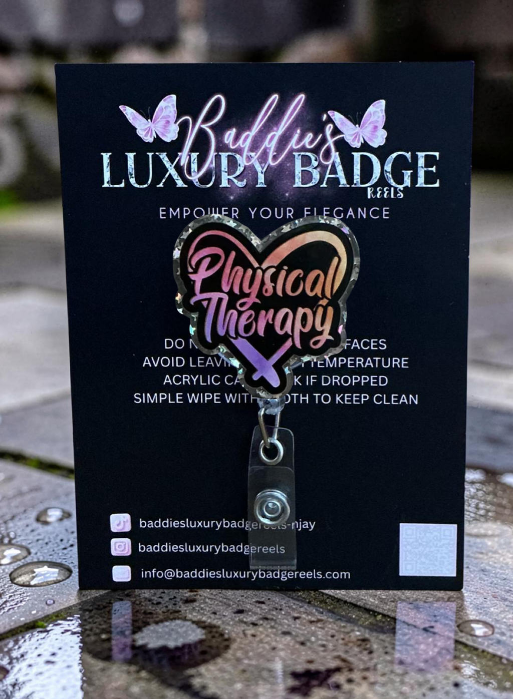 Physical Therapy Badge Reels