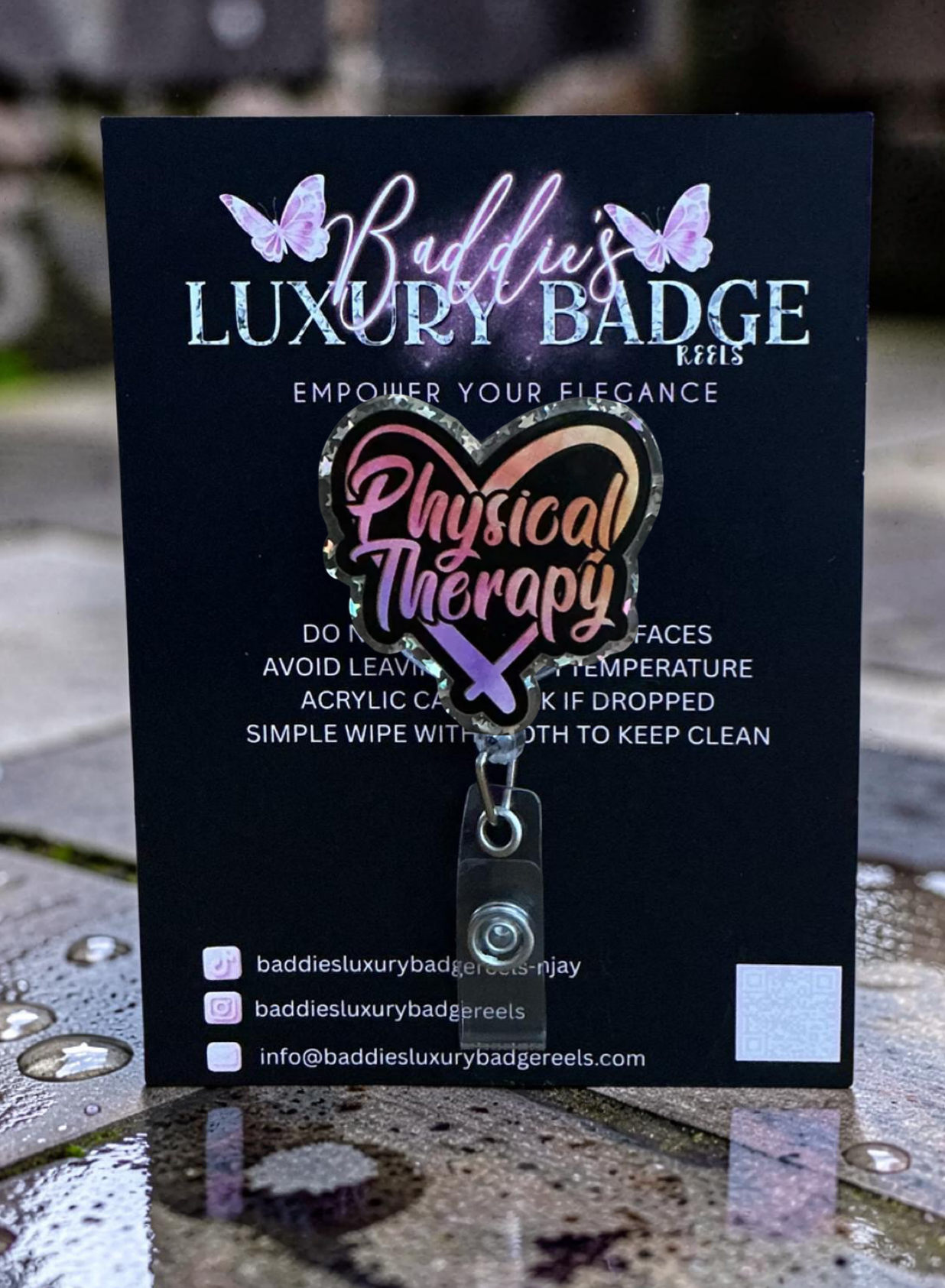 Physical Therapy Badge Reels