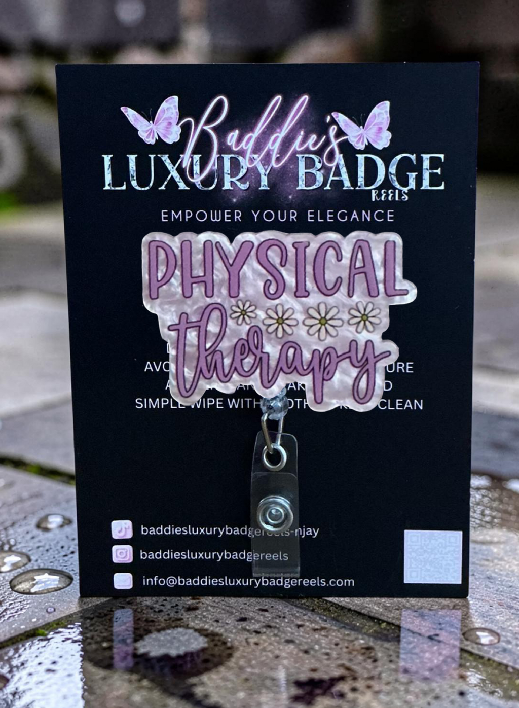 Physical Therapy Badge Reels