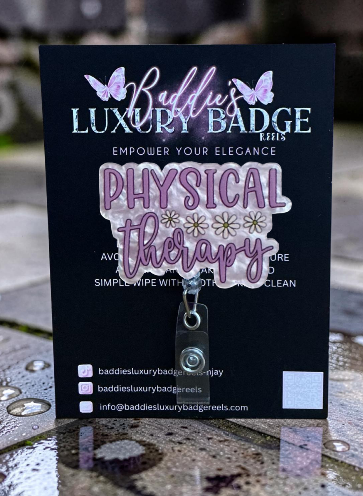Physical Therapy Badge Reels