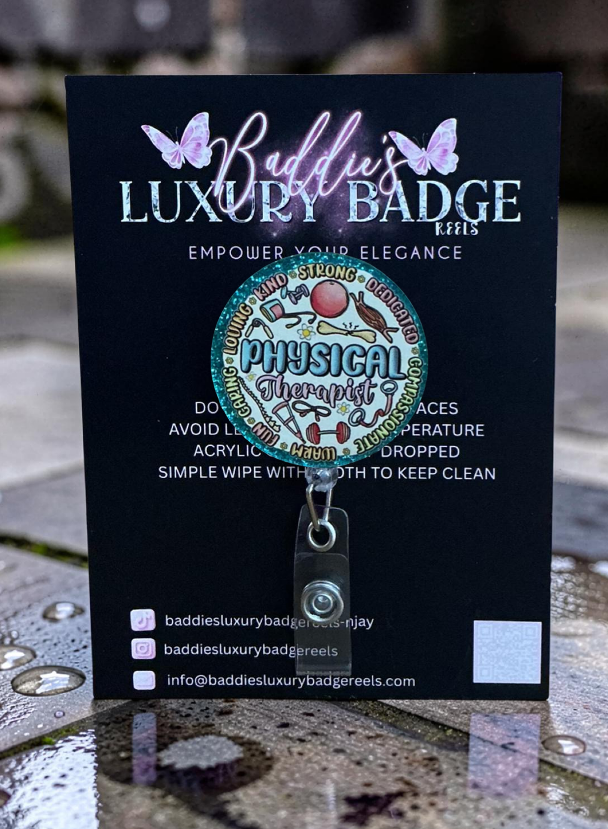 Physical Therapy Badge Reels