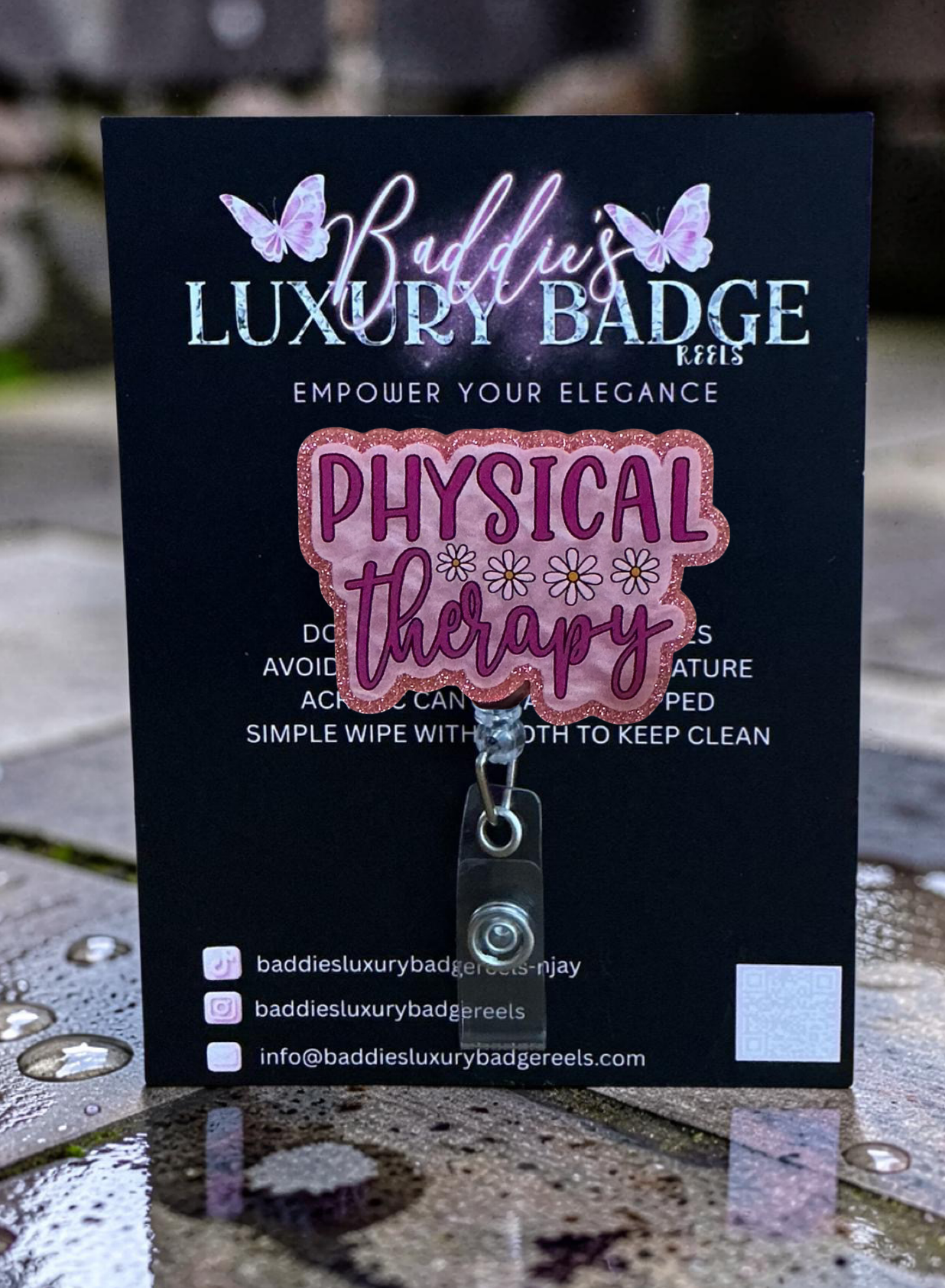 Physical Therapy Badge Reels