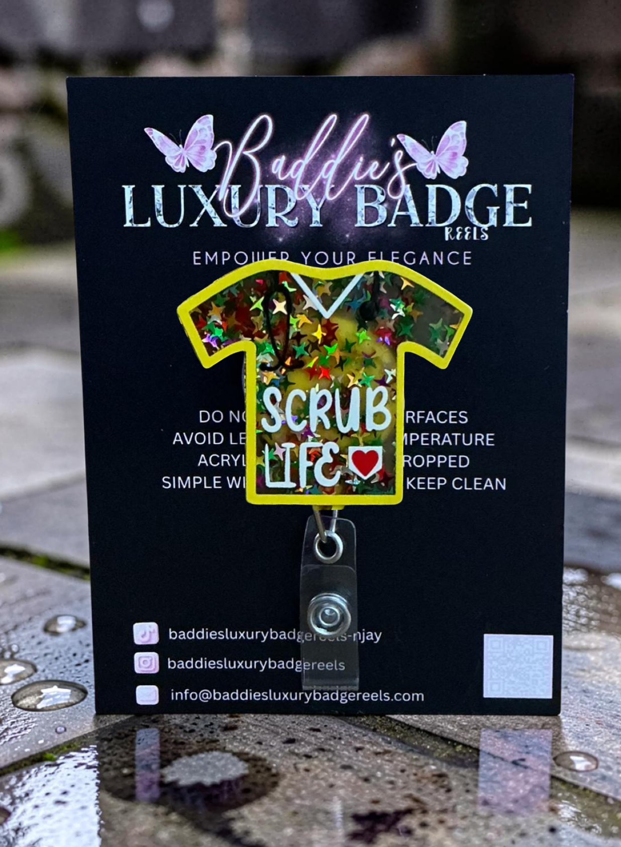 Scrub Life Badge Reels