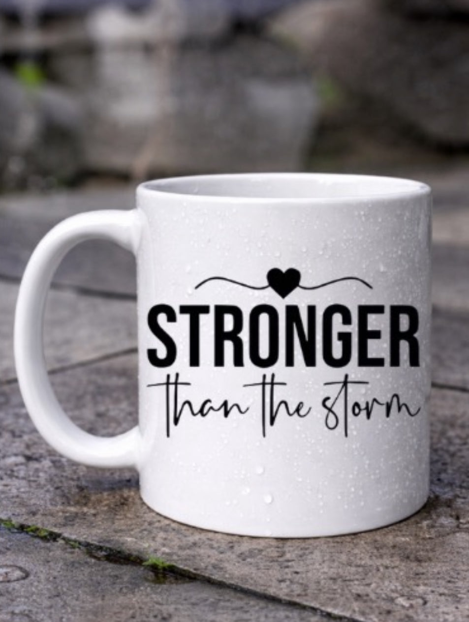 Stronger than the storm Mug