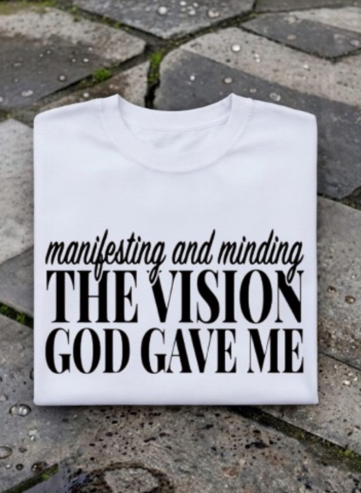 Manifesting & Minding The Vision God Gave Me T-Shirt